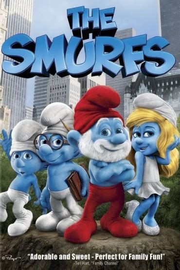 Smurfs Font and The Smurfs Poster