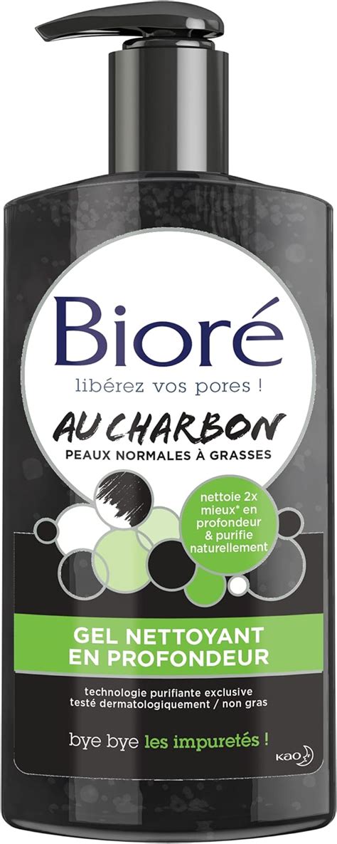 Bior Gel Nettoyant En Profondeur Au Charbon Nettoie X Plus D