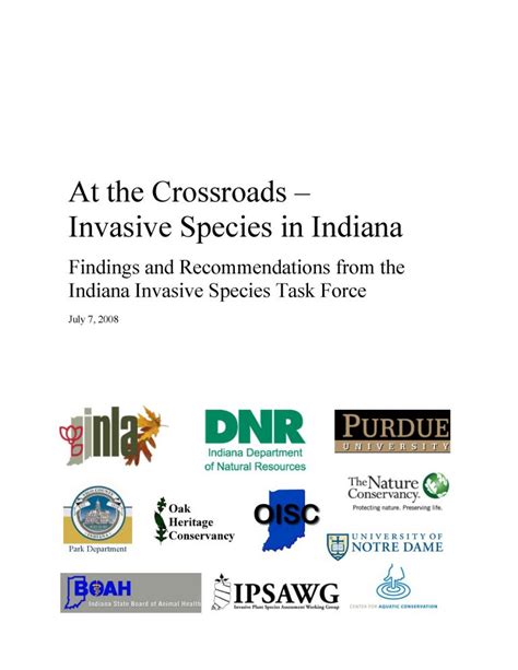 Indiana Invasive Plant List Inps