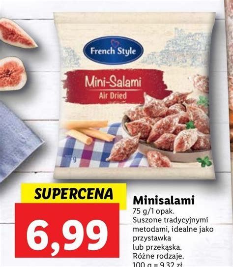 Promocja Mini Salami Klasyczne French Style W Lidl