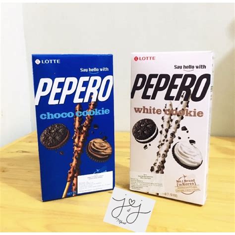 Jual Lotte Pepero Choco White Cookies 32 Gr Shopee Indonesia