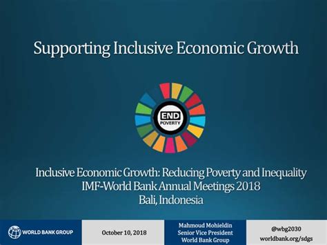 Supporting Inclusive Economic Growth Ppt