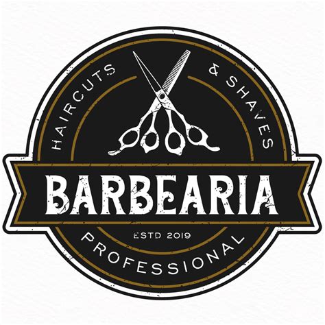 Logotipo Personalizada Barbearia No Elo Arte Design Social Media