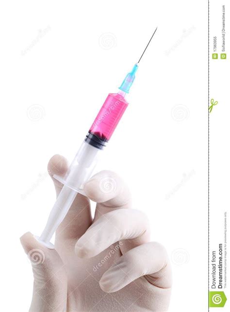 Doctor Hand With Medical Syringe Medical Syringe Syringe Free Stock