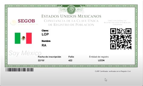 D Nde Solicitar Curp Certificada En Chiapas