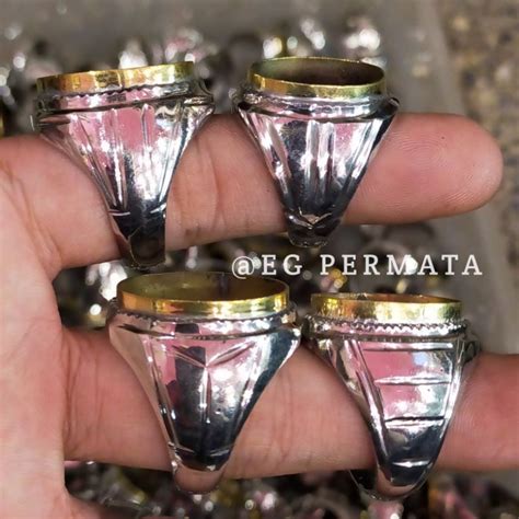 Jual Emban Monel Handmade Ring Monel Cocok Untuk Batu Pirus Ruby Blue