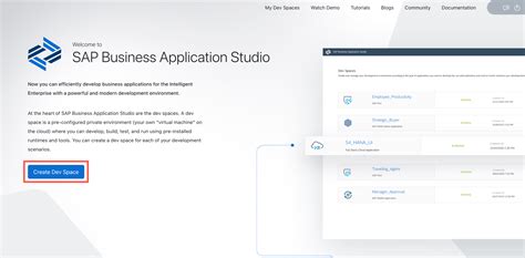 Set Up SAP Business Application Studio SAP Tutorials