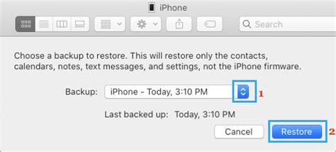 Consejos Para Restaurar Un Iphone Desde Una Copia De Seguridad De Mac