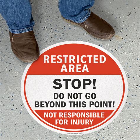 Do Not Enter Floor Signs | Do Not Enter Signs for Floor