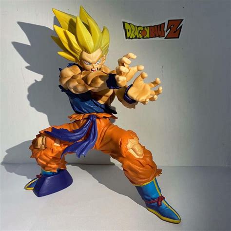 Jual Dragon Ball Z Goku Saiyan Mode Anime Action Figure Murah Hadiah