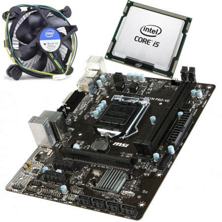 Kit Placa De Baza Msi H M Pro Vd Intel Core I Ghz Cooler Cpu