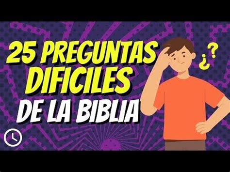 Preguntas Dificiles De La Biblia Test Biblico Biblia B Blicos