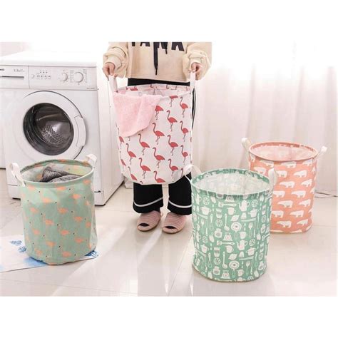 Jual SIERRAHOME Keranjang Laundry Baju Kotor Motif LUCU DAN Karakter