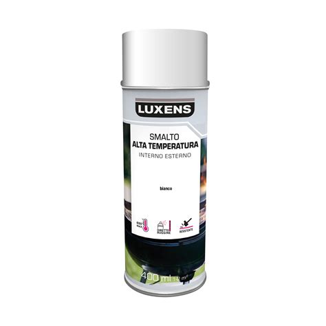 Smalto Spray Alta Temperatura Base Solvente LUXENS Bianco Opaco 0 4 L