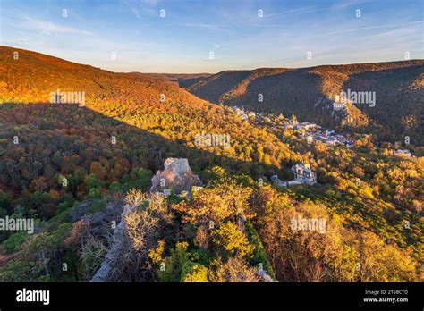 Baden Helenental Valley In Vienna Woods And Rauhenstein Castle Back