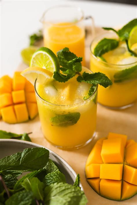 Mango Mint Mojito Mocktail | Moribyan