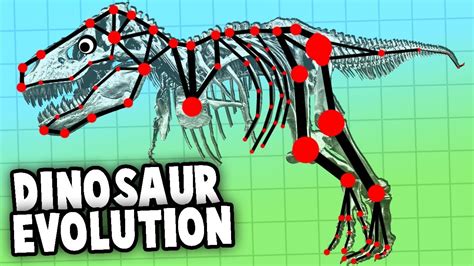 Evolving A Dinosaur T Rex Evolution And Creation Evolution Simulator