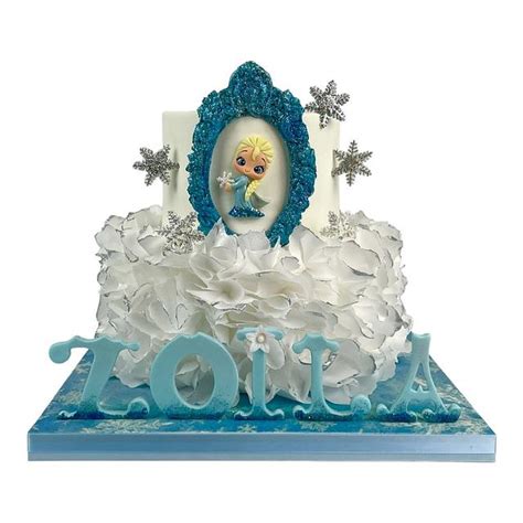 Frozen Cake Decorated Cake By Cindy Sauvage Cakesdecor