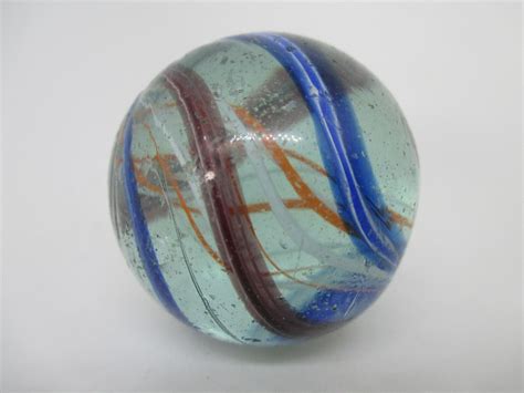 Große Lauscha Glas Murmel Old XXL Swirl Marble 4 3 cm eBay