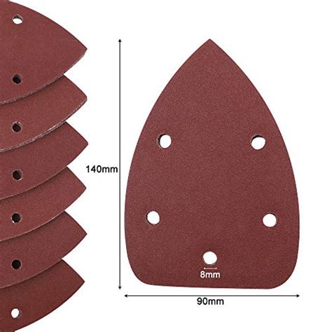 Coceca Pcs Mouse Sander Pads Detail Sandpaper Assorted Each Of