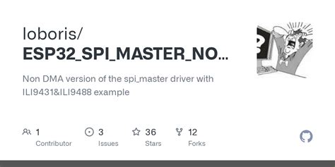 GitHub - loboris/ESP32_SPI_MASTER_NODMA_EXAMPLE: Non DMA version of the ...