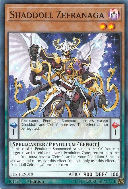 Shaddoll Zefranaga Structure Deck Shaddoll Showdown YuGiOh