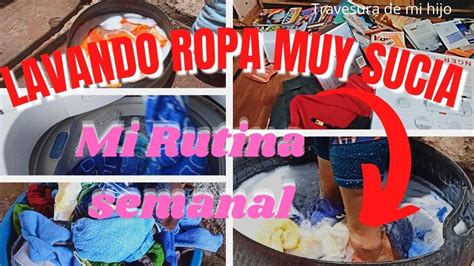 Rutina de LAVADO DE ROPA ACTUALIZADA Motivación para LAVAR ROPA