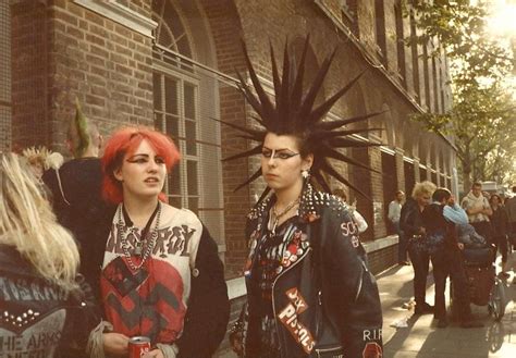 Extreme Hair Statement Kings Road Chelsea London 1982 Punk Girl