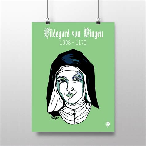 Hildegard Von Bingen Poster Music By Women