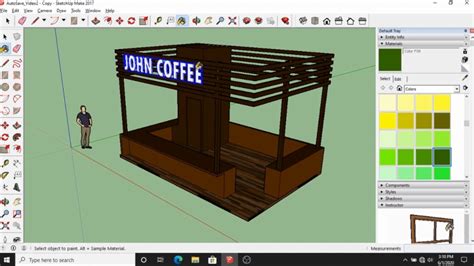 Coffee Shop Sketchup