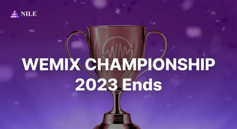 Wemade Wemix Championship 2023” Concludes Successfully Articles