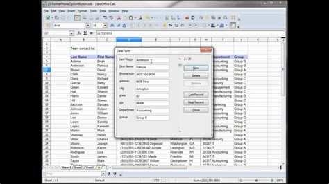 13 Libre Office Calc Open Office Calc Excel Tutorial Forms