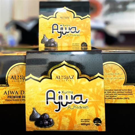 Al Hijaz Kurma Ajwa Aliah Nabi G G Kg Ready Stock