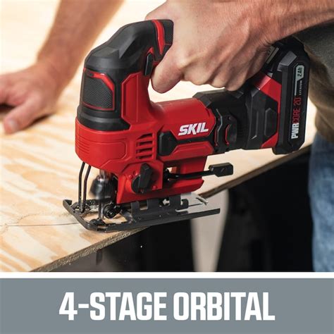 Skil Pwr Core 20 Volt Variable Keyless Cordless Jigsaw Charger Included And Battery Included