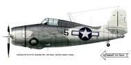 Asisbiz Grumman FF4F 4 Wildcat From The US Navy S VF 29 5 USS Sante 1943