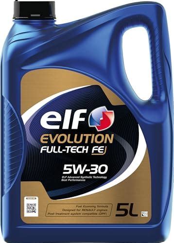 Elf Evolution Full Tech Fe 5w30 Engine Oil 1 Litre Canister Amazonde Automotive