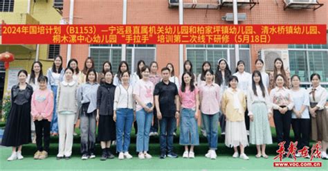 宁远县直属机关幼儿园开展2024年“国培计划”（b1153）“手拉手”培训研修活动 华声教育