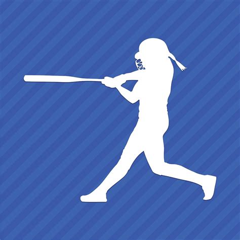 Softball Player Vinyl Decal Sticker Etsy