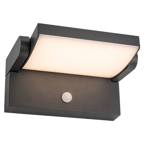 Moderne Buiten Wandlamp Met Bewegingssensor Zwart Alet W K