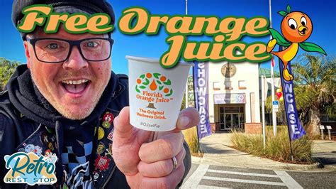 Free Orange Juice At The Florida Welcome Center In Yulee FL Roadside