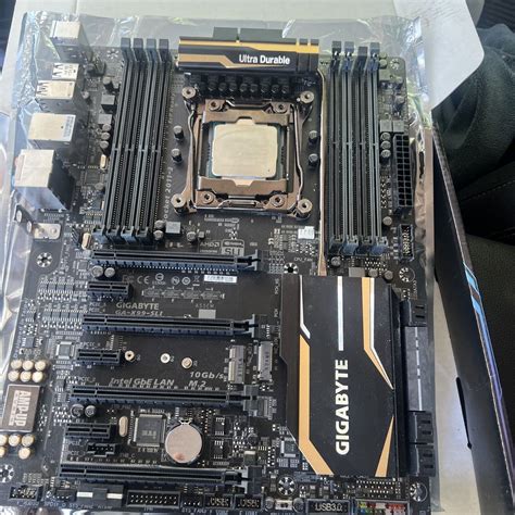 Gigabyte GA X99 SLI ATX Motherboard W I7 5820K 3 3GHz 6 Cores 32GB M 2