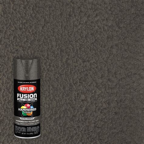 Krylon Acrylic Enamel FUSION ALL-IN-ONE Matte Hammered Spray Paint and ...