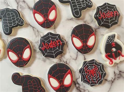 Into The Spiderverse Cupcake Topper Party Decor Set Etsy Artofit