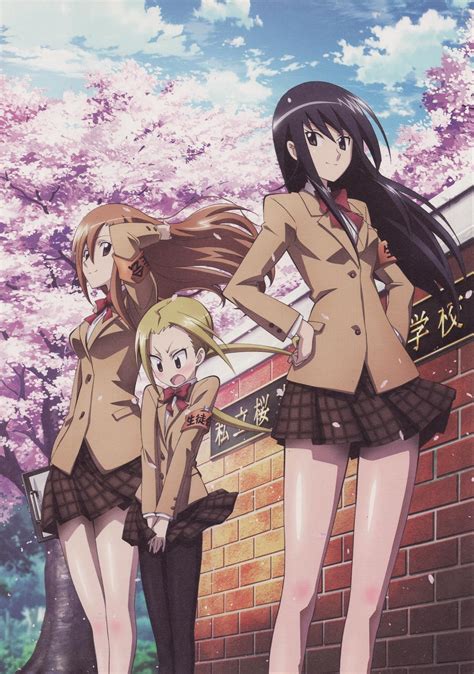 Wallpaper Seitokai Yakuindomo Anime Girls Amakusa Shino Shichij