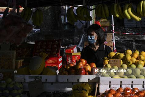 Suasana Pasar Pagi Sungai Long Selepas Pembukaan Semula Perniagaan