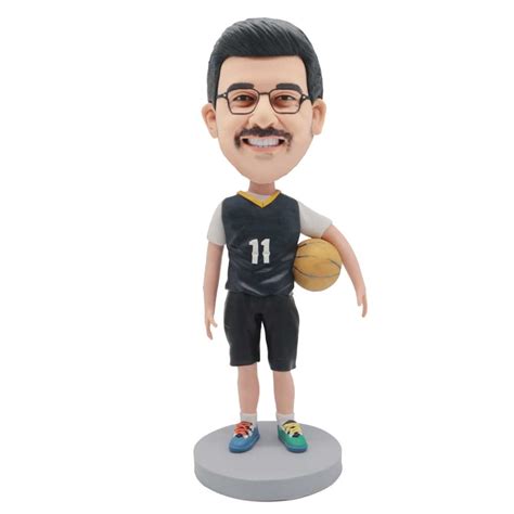 Custom Boy Basketball Player Bobbleheads In Basketball Uniform