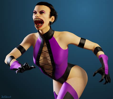 Mileena Unmasked01 by ZabZarock on DeviantArt