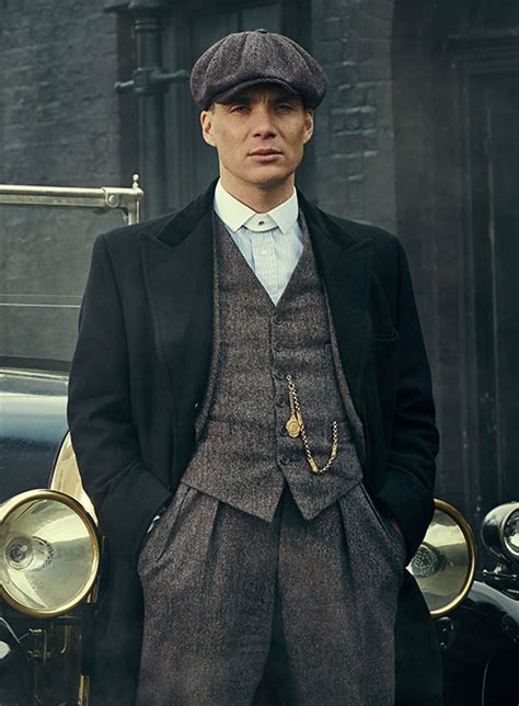 Thomas Shelby Peaky Blinders Gray Tweed Suit Made To Measure Custom