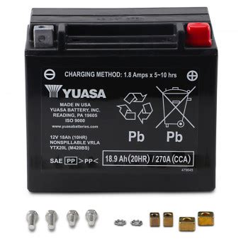 Batería moto Yuasa YTX20L Envío Inmediato iCasque es