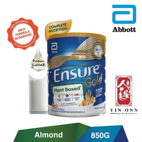 Ensure Gold Plant Based Almond G Tin Adult Complete Nutrition